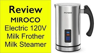 Review Miroco Milk Frother  How to make froth milk at home [upl. by Oremor]