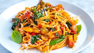 Easy Veggie Spaghetti Recipe [upl. by Cesaria]