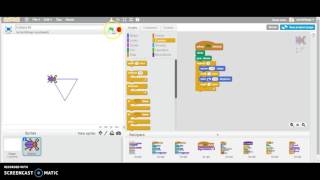 Coding an Equilateral Triangle in Scratch  Computational Style [upl. by Arannahs471]