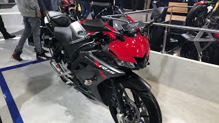 Yamaha R15 V3 Accessories  Red  MotorBeam [upl. by Atiuqrahs31]