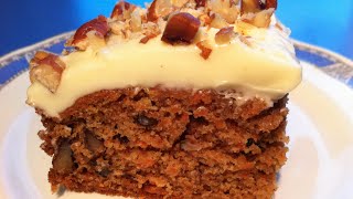 HOW TO MAKE A DELICIOUS HOMEMADE CARROT CAKE [upl. by Ellimac]