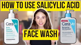 HOW TO USE SALICYLIC ACID FACE WASH 🚿 Dermatologist DrDrayzday [upl. by Lieberman]