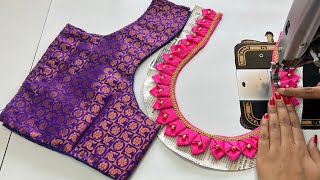 Very Stylish Blouse Designs  Blouse Ki Design  Cutting And Stitching Back Neck Blouse Design [upl. by Goldfinch]