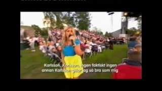 Pernilla Wahlgren  Astrid LindgrenMedley Allsang På Grensen 2012 [upl. by Ayekam497]