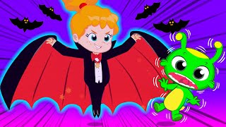 Groovy The Martian educational videos for kids  Lets dress up at Halloween night [upl. by Enobe327]