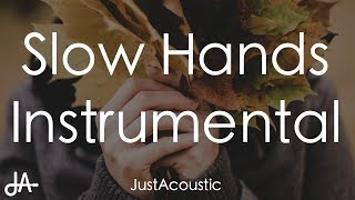 Slow Hands  Niall Horan Acoustic Instrumental [upl. by Daub168]