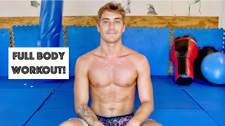 SURF TRAINING HOME WORKOUT FULL BODY [upl. by Bennion530]