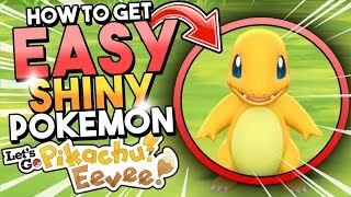 How to get EASY SHINY POKEMON in Lets Go Pikachu amp Eevee  EASY Shiny Hunting Guide [upl. by Meredeth608]