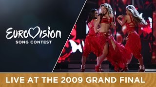 Hadise  Düm Tek Tek  Türkiye 🇹🇷  Grand Final  Eurovision 2009 [upl. by Anitsyrk256]