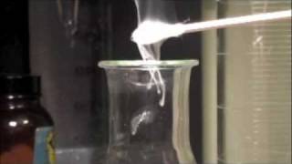 HYDROCHLORIC ACID and AMMONIA reaction [upl. by Aisatsanna461]