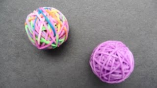 DIY Pelotas hechas con ligas  Creative Flower [upl. by Plumbo]