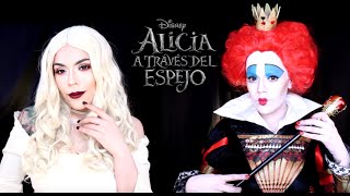 Disney Alicia A Traves Del Espejo tutorial de maquillaje de reinas con LoLo Love [upl. by Nyra]