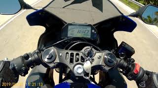 2022 Yamaha R3 Top Speed All stock [upl. by Harewood]