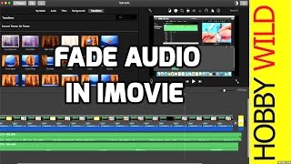 HOW TO FADE AUDIO in iMovie [upl. by Zweig128]