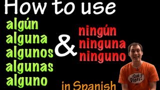 Using Algún amp Ningún in Spanish intermediate [upl. by Catharina682]