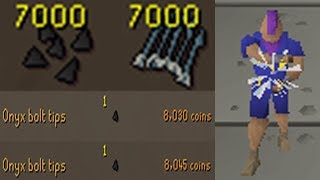 Fletching Onyx Bolts Are So Much Profit OSRS [upl. by Alexandra562]