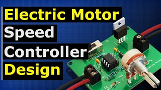 Motor speed controller tutorial  PWM how to build [upl. by Gipsy]