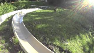 Insane Alpine Slide Crash [upl. by Akenna]