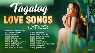 Top 20 Tagalog Love Songs 80s 90s With Lyrics Collection  Nonstop English OPM Love Songs Lyrics [upl. by Hakeber]