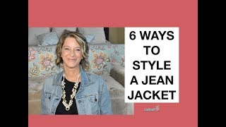 6 Ways to Style a Jean Jacket [upl. by Anaihr]