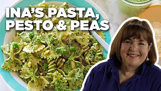 Ina Gartens 5Star Pasta Pesto and Peas Recipe  Barefoot Contessa  Food Network [upl. by Cirdet]