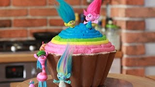 Tort trolle Trolls cake Tort babeczka [upl. by Halludba]