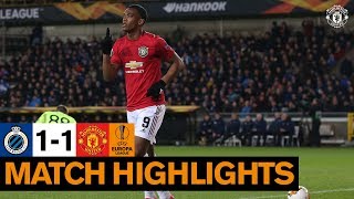 Highlights  Club Brugge 11 Manchester United  Europa League [upl. by Valeria750]