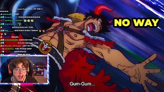 LUFFY VS KAIDO ARMY REACTION [upl. by Merralee]