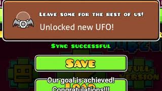 How to easily get 120 coins UFO in the Geometry Dash READ PINNED COMMENT STILL RELEVANT [upl. by Elohcin]