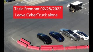 Tesla Fremont 02282022 flyover [upl. by Oswin]