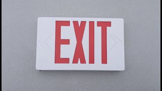 LEDR Standard LED Exit Sign  The Exit Light Co [upl. by Mansoor161]