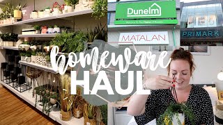 Shop With Me HOMEWARE 🏡 Primark Matalan amp Dunelm • Shopping Vlog amp Home Haul • New Homeowner [upl. by Ynos483]