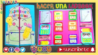 TUTORIAL COMO HACER ARMAR UN LAPBOOK CARPETA INTERACTIVA [upl. by Eirrek655]