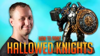 Duncan Rhodes How to paint a Hallowed Knights Annihilator for Age of Sigmar Dominion [upl. by Latsirk858]