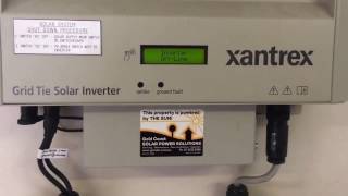 Xantrex Solar Inverter OffLine [upl. by Stutman]