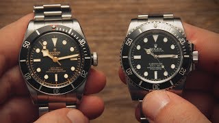 Rolex Submariner vs Tudor Black Bay  Watchfinder amp Co [upl. by Jae]