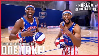 No Edits Harlem Globetrotters in One Take 2018  Harlem Globetrotters [upl. by Adnowal]