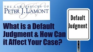 What is Default Judgment [upl. by Yclek]