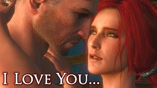 The Witcher 3  I Love You  Triss Merigold Romance [upl. by Otreblanauj158]