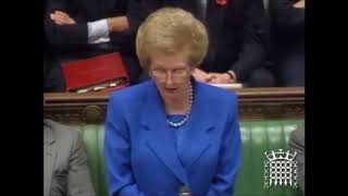 Margaret Thatcher “No No No” Speech 1990 [upl. by Aidam]