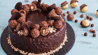 Ferrero Rocher Cake  4k video [upl. by Vezza356]