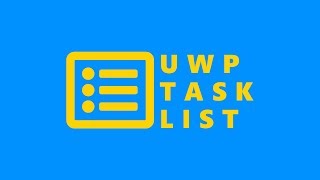 Live Coding a UWP Task List [upl. by Llennahs412]