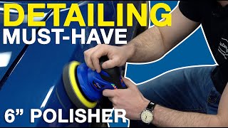 BEST CORDLESS Dual Action 6quot Palm Polisher  Car Detailing MustHaves  Eastwood [upl. by Fariss603]