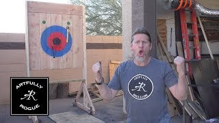 How to Build an Axe Throwing Target [upl. by Melise12]