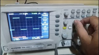 how to use GW Instek oscilloscope [upl. by Hsakiv42]