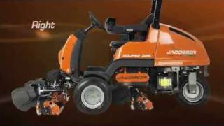 Jacobsen Eclipse 322 Riding Greens Mower  Intro [upl. by Nevs]