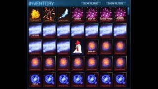 Every Painted Rocket Boost in Rocket League [upl. by Specht103]