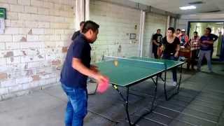 Semifinal pingpong torneo Transcom [upl. by Keele]