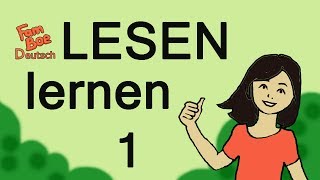 Deutsch lesen lernen für Kinder Teil 1 [upl. by Haldi340]