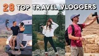 28 TOP TRAVEL VLOGGER channels to follow [upl. by Ravilob]